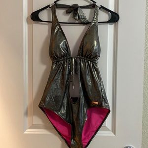 Baby Phat size large swim suit.